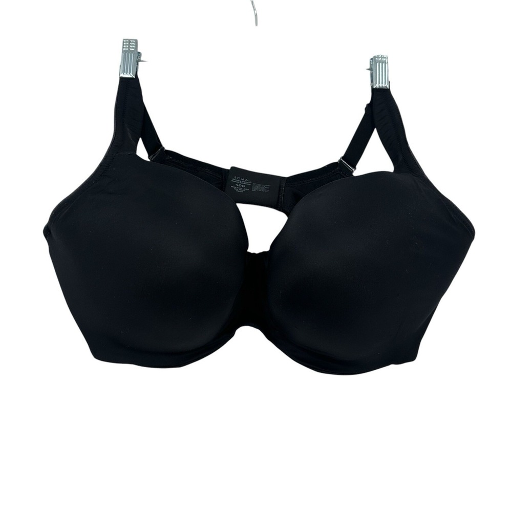 Soma 40G Stunning Support Smooth Balconette Bra Black Underwire 112203
